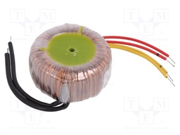Transformer: toroidal; 35VA; 230VAC; 12V; 12V; 1.45A; 1.45A; 0.5kg