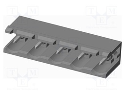 Connector: pluggable terminal block; socket; male; on PCBs