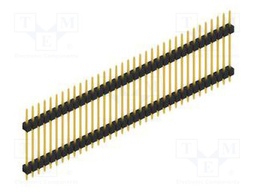 Connector: pin strips; pin header; male; PIN: 35; 2.54mm; THT; 1x35