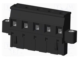 Connector: pluggable terminal block; plug; female; angled 90°