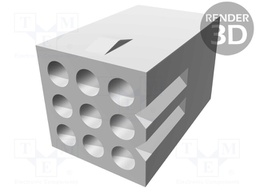 Plug; wire-wire; male/female; Standard .062"; 3.68mm; PIN: 9