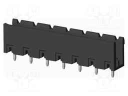 Connector: pluggable terminal block; socket; male; on PCBs