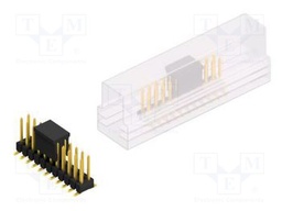 Connector: pin strips; pin header; male; PIN: 22; 2.54mm; SMT; 2x11