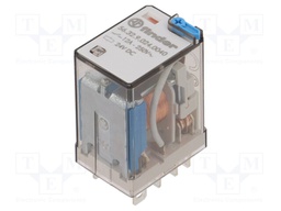Relay: electromagnetic; DPDT; Ucoil: 24VDC; 12A/250VAC; 12A/30VDC