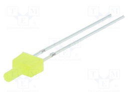 LED; 2mm; yellow; 100÷150mcd; 90°; Front: flat; 1.8÷2.6V; 4.8x2.5mm