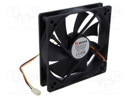 Fan: DC; axial; 12VDC; 120x120x25mm; 1200rpm; 5pcs.