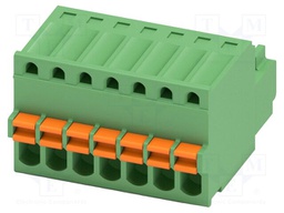PCB connector, nominal cross section: 0.5 mm?, color: green,