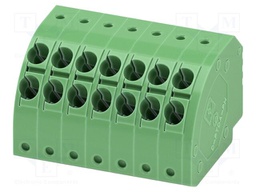 PCB connector, nominal cross section: 1.5 mm?, color: green,
