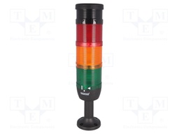 Signaller: signalling column; buzzer,flashing light; LED; 70mm