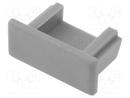 Cap for LED profiles; Application: MICRO-ALU
