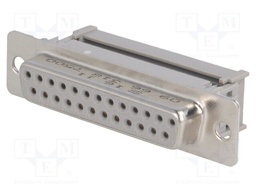 D-Sub; PIN: 25; plug; female; IDC; for ribbon cable; gold-plated