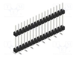 Connector: pin strips; pin header; male; PIN: 17; 2.54mm; SMT; 1x17