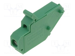 PCB terminal block; angled; 5mm; ways: 1; on PCBs; 2.5mm2; terminal