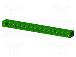 Connector: pluggable terminal block; socket; male; angled 90°