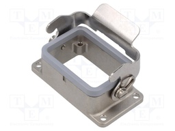 Enclosure: for HDC connectors; Han-INOX®; size 6B; with latch
