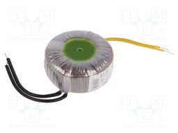 Transformer: toroidal; 60VA; 230VAC; 24V; 2.5A; 0.73kg; Ø: 80mm; IP00