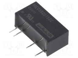 Converter: DC/DC; 3W; Uin: 4.5÷5.5V; Uout: 15VDC; Iout: 200mA; SIP