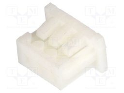 Plug; wire-board; female; 1.25mm; PIN: 3; w/o contacts; for cable