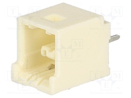 Socket; wire-board; male; CLIK-Mate; 1.5mm; PIN: 2; THT; PCB snap; 2A