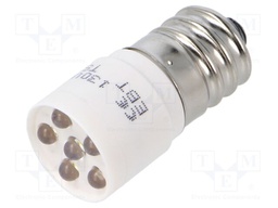 Indicator: LED; E14; white; plastic; 130VAC; 130VDC; -20÷60°C
