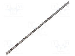 Drill bit; for metal; Ø: 4mm; L: 175mm; high speed steel