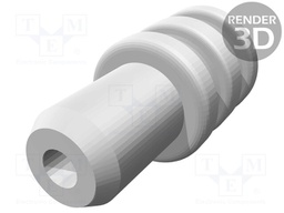 Sealing pin; Timer Connector System; white; Øhole: 3.6mm
