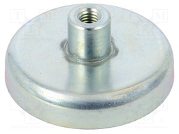 Magnet: permanent; hard ferrite; 180N; Ø: 47mm; H: 20.5mm; steel