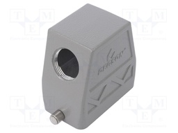 Enclosure: for HDC connectors; size D10B; for cable; for latch