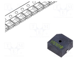 Sound transducer: elektromagnetic alarm; SMD; 2.7kHz; 30mA; 5V