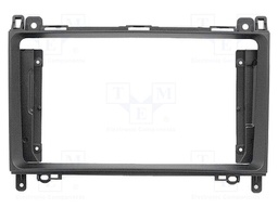 Radio frame; Mercedes; black; 9"