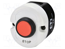Control cassette; black,grey; ESE; No.of butt: 1; flat; IP65; NC