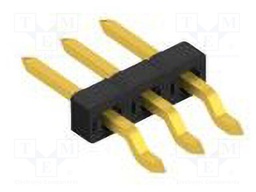 Connector: pin strips; pin header; male; PIN: 3; 2mm; SMT; 1x3; 100V
