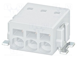 PCB terminal block, nominal current: 6 A, rated voltage (III