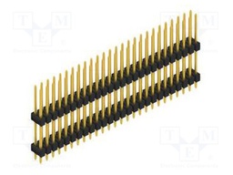 Connector: pin strips; pin header; male; PIN: 52; 2.54mm; THT; 2x26