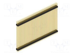 Connector: pin strips; pin header; male; PIN: 68; 2.54mm; THT; 2x34