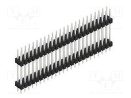 Connector: pin strips; pin header; male; PIN: 48; 2.54mm; THT; 2x24