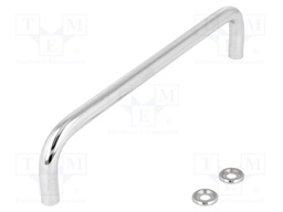 Handle; Mat: steel; chromium plated; H: 43mm; Mounting: M5 screw