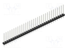 Connector: pin strips; pin header; male; PIN: 31; 2.54mm; THT; 1x31