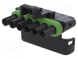 Connector: wire-wire; Weather Pack; plug; female; PIN: 6; for cable