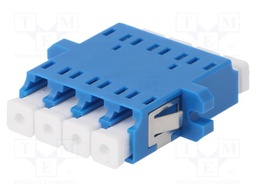 Connector: fiber optic; socket,coupler; single mode  (SM),quad