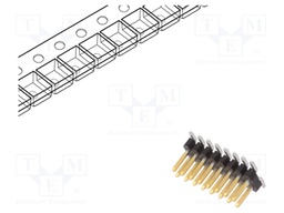 Pin header; pin strips; Minitek127; male; PIN: 16; vertical; 1.27mm