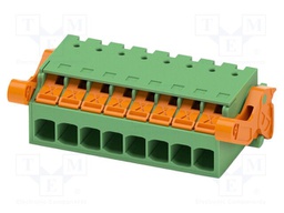 PCB connector, nominal cross section: 2.5 mm2, color: green,