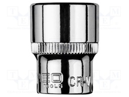 Socket; 6-angles,socket spanner; HEX 16mm; 3/8"