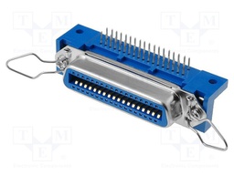 Connector: Centronics; socket; female; PIN: 36; THT; angled 90°