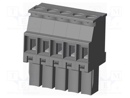 Connector: pluggable terminal block; plug; female; angled 90°