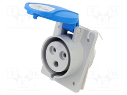 Connector: AC supply 3-phase; socket; female; 32A; 230VAC; IP54