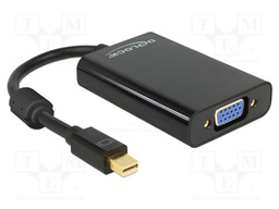 Converter; DisplayPort 1.1a; 0.08m; black; black