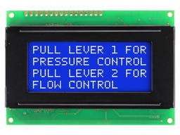 Display: LCD; STN Negative; 16x4; blue; 87x60mm; LED; 1x16; 5V