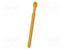 Test needle; Operational spring compression: 4mm; 5A; Ø: 2.3mm