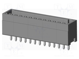 Connector: pluggable terminal block; socket; male; on PCBs